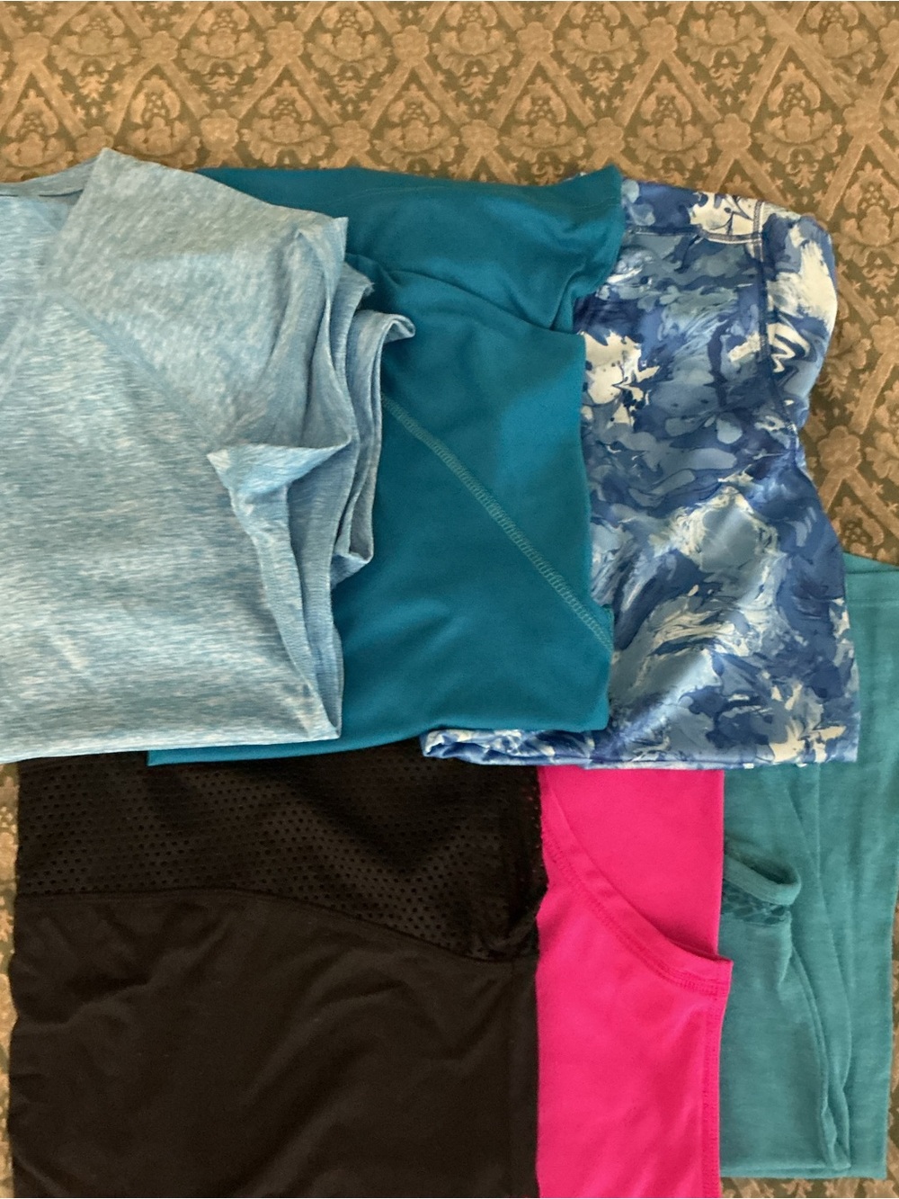 Women’s Teal Athletic Top - Lightweight Active Tee-M